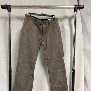 Volcom Brown Chinos Classic Straight Leg